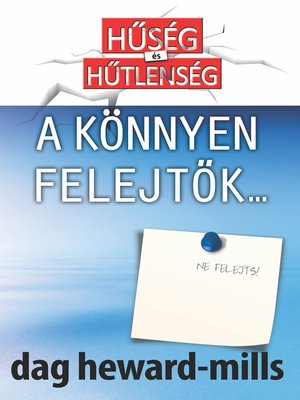 cover image of A Könnyen Felejtök